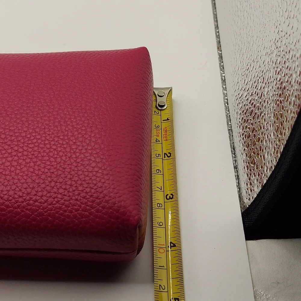 NWT Kate Spade NY Roulette Mini Pebbled Leather NS Crossbody Pink Fuchia # K6203